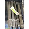 Image 1 : LOT OF 7 LARGE HAMMER CHISELS