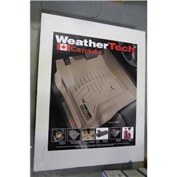 WEATHER-TECH CUSTOM FITTED FLOOR MATTS ON CHOICE