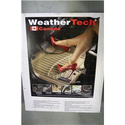 WEATHER-TECH CUSTOM FITTED FLOOR MATTS ON CHOICE