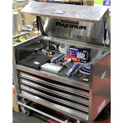 MASTERCRAFT MAXIMUM STAINLESS TOOLBOX WITH