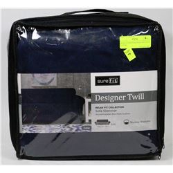 SURE FIT DEIGNER TWILL SOFA SLIP COVER