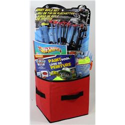 BUNDLE OF BOY STUFF INCL. DART RIFLE SET,HOTWHEELS