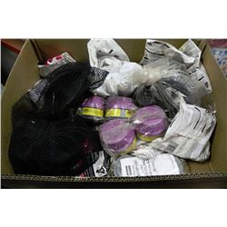 FLAT OF 3M RESPIRATORS, ASSORTED  FILTERS AND