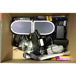 BOX OF ASSORTED CAMERAS
