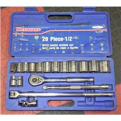 WESTWARD 1/2" DRIVE SOCKET SET