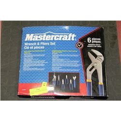 NEW 6-PC MASTERCRAFT WRENCH & PLIERS