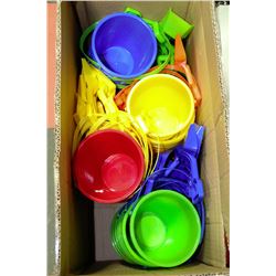 CASE OF 48 NEW SAND PAILS & SHOVELS