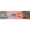 Image 1 : SET OF 2 BOLT CUTTERS 36 & 24