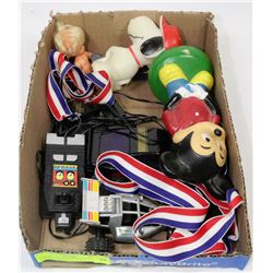 LOT OF CARTOON CHARACTERS AND REMOTE