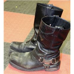 HARLEY DAVIDSON MOTORCYCLE BOOTS SIZE 11 (USED)