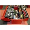 Image 1 : RED LARGE MASTERCRAFT TOOL BOX WITH TOOLS
