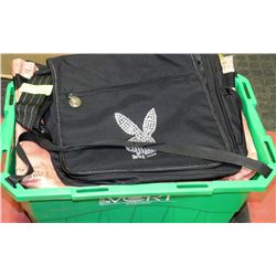 GREEN TUB WITH 12 BRAND NAME SUMMER TOTES