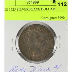 US 1925 SILVER PEACE DOLLAR
