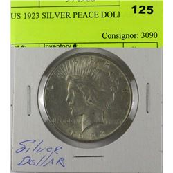 US 1923 SILVER PEACE DOLLAR