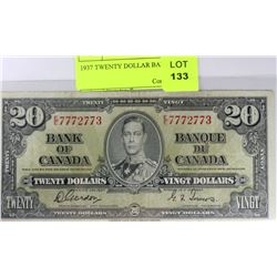 1937 TWENTY DOLLAR BANKNOTE