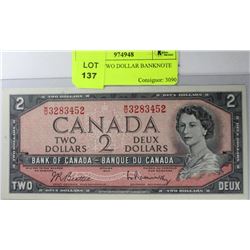 UNC 1954 TWO DOLLAR BANKNOTE