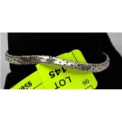 VINTAGE ITALY .925 SILVER VENETIAN BRACELET - 7"