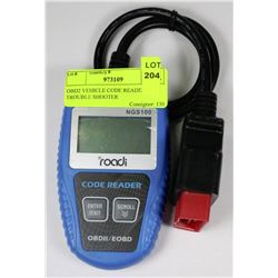 OBD2 VEHICLE CODE READER TROUBLE SHOOTER