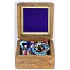 Image 1 : WOODEN CARVED JEWELLERY BOX WITH FASHION