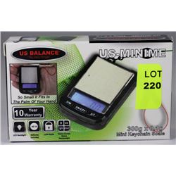 NEW KEYCHAIN 300 GRAM POCKET SCALE