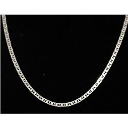 ITALY .925 SILVER FIGARO CHAIN - 18"