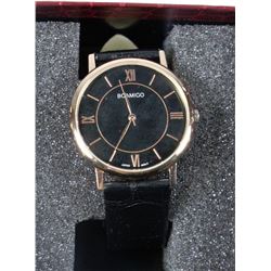 BOAMICO WATCH WITH BLACK STRAP