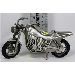POLISHED METAL MOTORCYCLE BANK