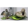 Image 1 : TWO BOEHM BIRD ORNAMENTS - CYGNET & BABY CHICKADEE