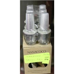 BOX OF 6 NANACOCO NAIL POLISH ON CHOICE
