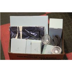 FLAT WITH 5" & 7" TAPER TEALIGHT CANDLE HOLDERS