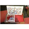 Image 1 : BOX OF STAMPS ,BOOKS, AND ACCESSORY ITEMS