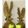 Image 1 : 2 BRASS EAGLES - 10" & 7.5"