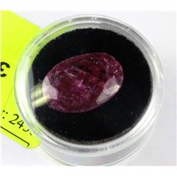 NATURAL AFRICAN RUBY GEMSTONE - 12.82CT