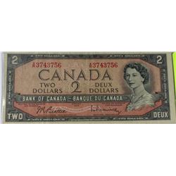 1954 TWO DOLLAR BANKNOTE
