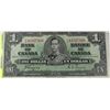 Image 1 : 1937 CANADIAN ONE DOLLAR BANKNOTE