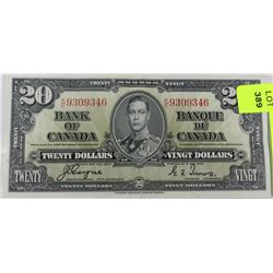 1937 20 DOLLAR BANKNOTE