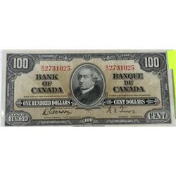 1937 100 DOLLAR BANKNOTE