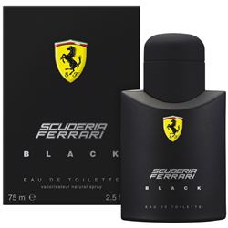 FERRARI BLACK EAU DE TOILETTE SPRAY 75ML