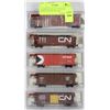 Image 1 : 5 ASSORTED ATLAS "N" SCALE MODEL RAILROAD CARS