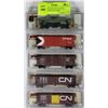 Image 1 : 5 ASSORTED ATLAS "N" SCALE MODEL RAILROAD CARS