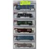 Image 1 : SIX ASSORTED ATLAS "N" SCALE MODEL RAILROAD CARS