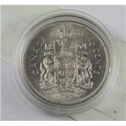 1966 CANADIAN SILVER HALF DOLLAR