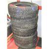 Image 1 : SET OF 5 COOPER 265/70-R16 M+S TIRES 60%