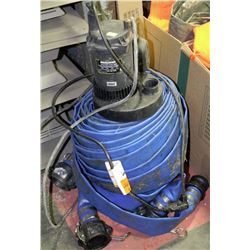 MASTERCRAFT SUMP PUMP WITH 4 HOSES