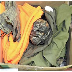 BOX OF HUNTING GEAR ON CHOICE