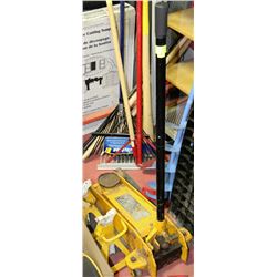 3 TONNE HYDRAULIC SERVICE JACK WITH 2 JACK STANDS