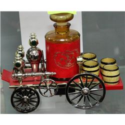 MUNICIPAL FIRE DEPARTMENT MUSICAL WAGON DECANTER