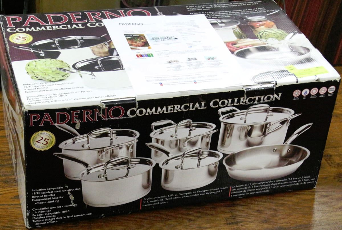 BRAND NEW PADERNO 11PC COMMERCIAL SET