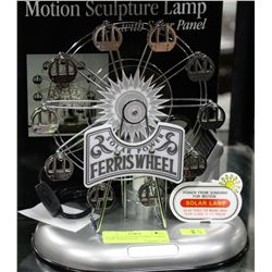 MOTION SCULPTURE FERRIS WHEEL LAMP WITH SOLAR