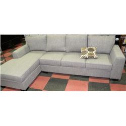 NEW GREY FABRIC SECTIONAL
